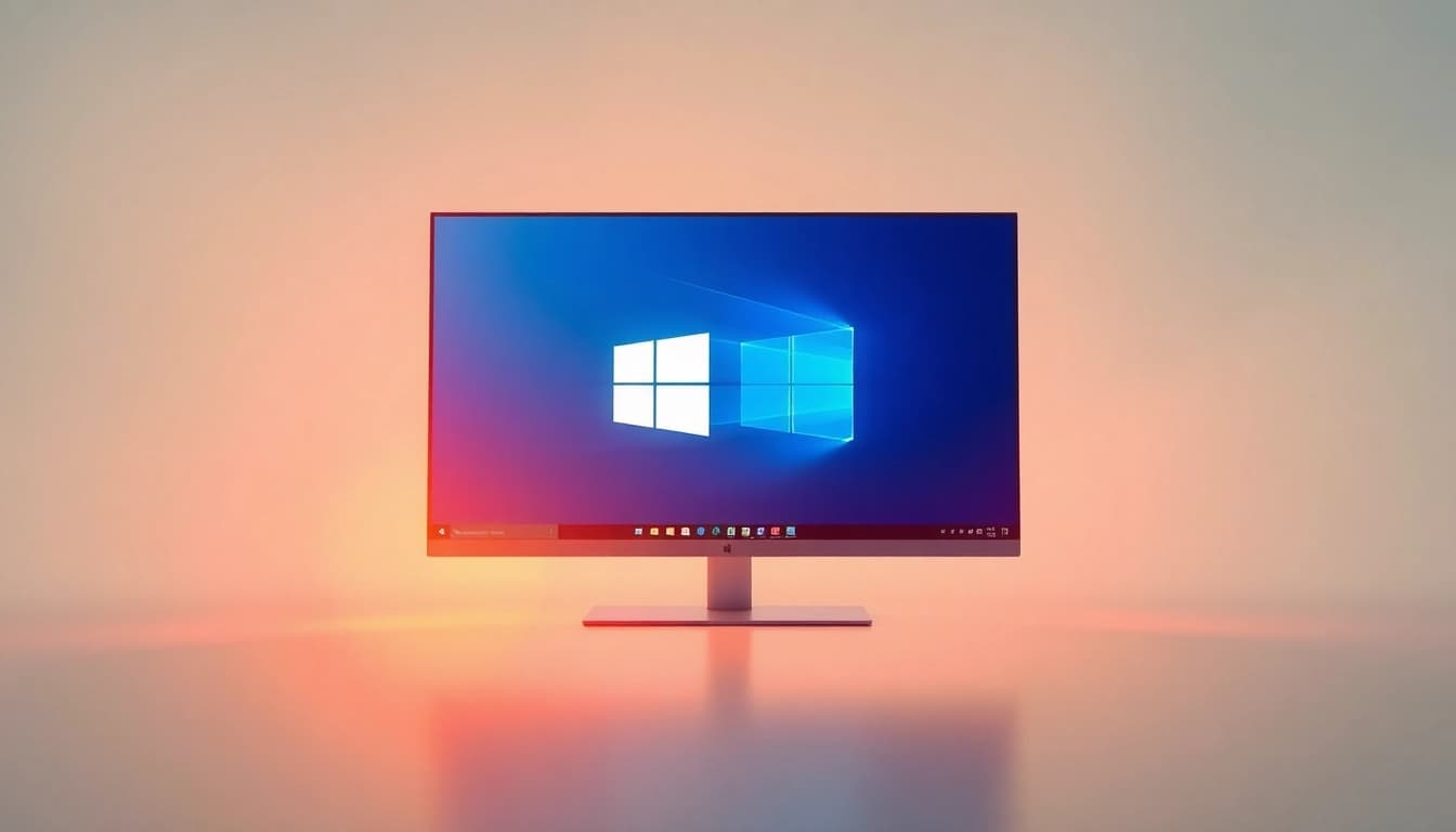 Benutzeroberfläche von Windows 11, die zum windows 11 herunterladen einlädt und die eleganten Designmerkmale hervorhebt.