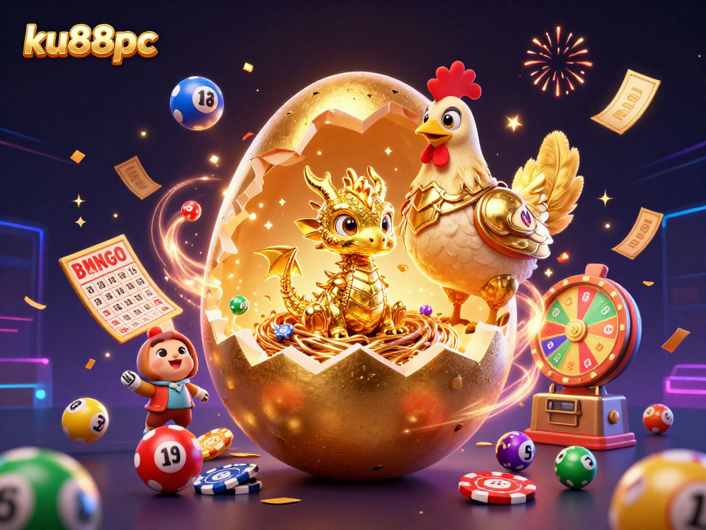 Engage with ku88pc's thrilling new casino experiences, highlighted by golden dragon and vibrant lottery elements.