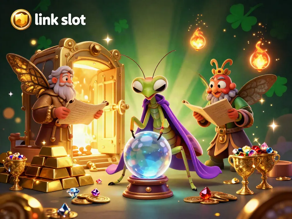 Engage in thrilling link slot adventures among golden treasures, mystical characters and gleaming gems.