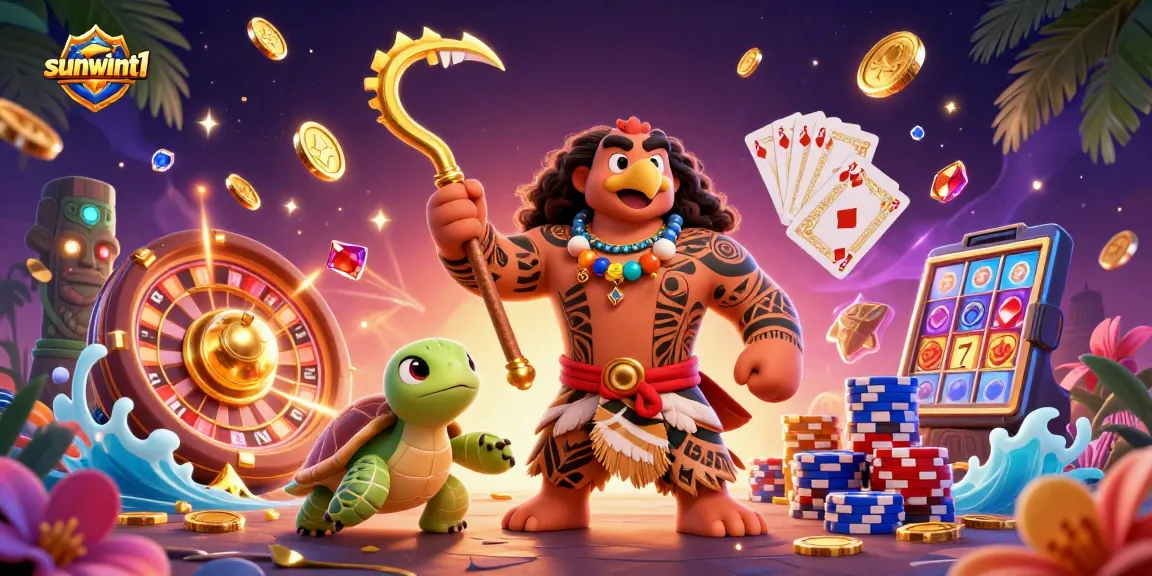 Experience winning action with sunwint1 through vibrant casinos, golden coins, and dynamic game elements.