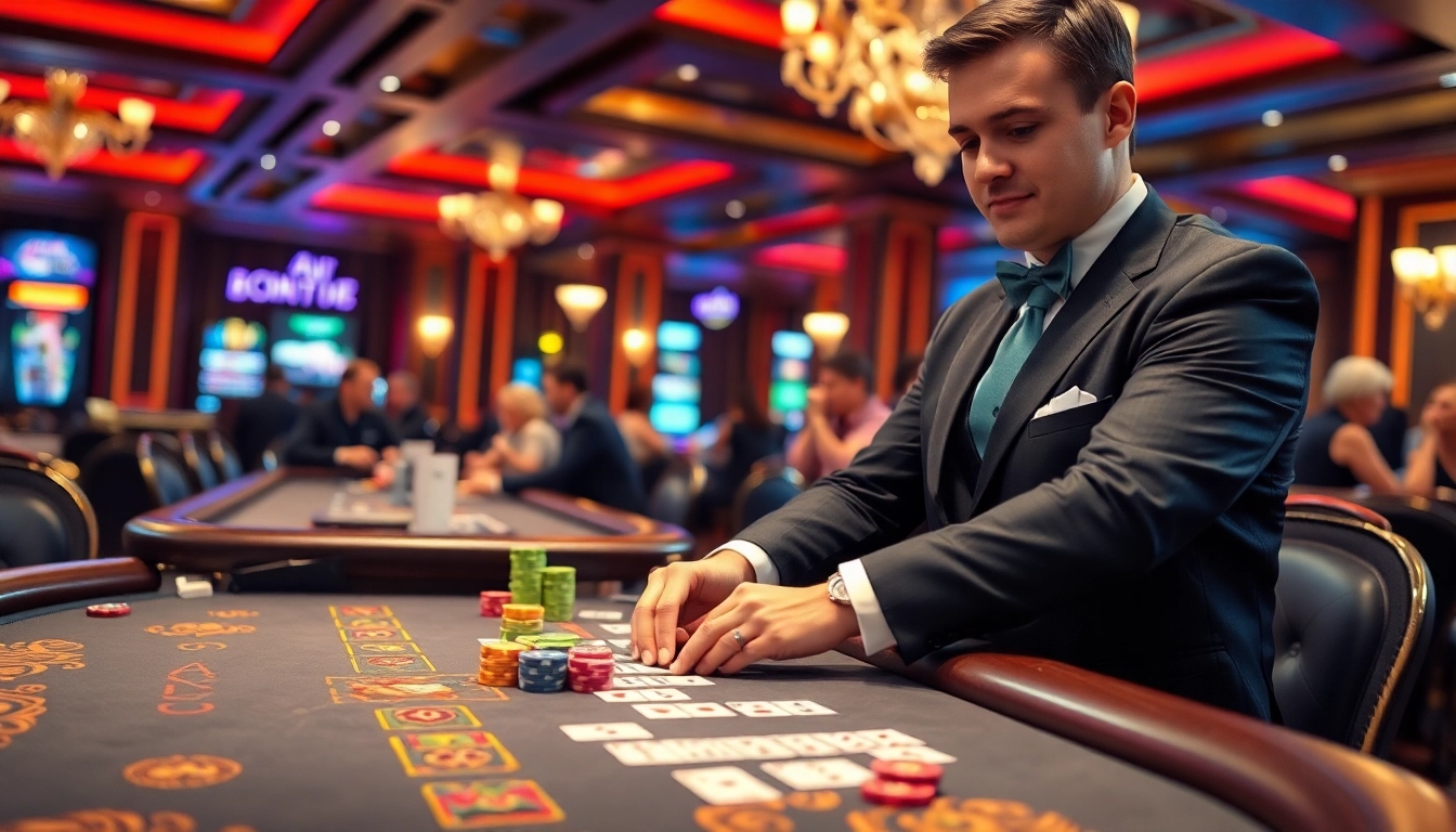 Spannende Spielerfahrung auf casinospielen.de mit lebendigen Casinospielen und Croupier.