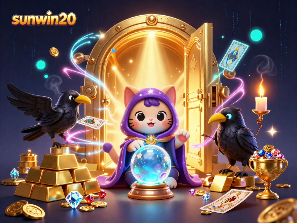 Win big at sunwin20 with a magical scene of mystical characters and treasures!