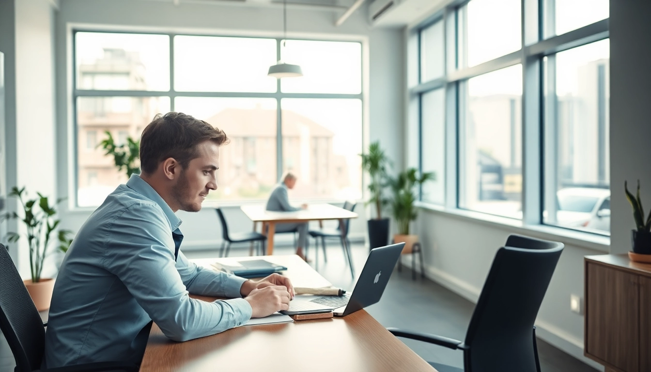 Headhunter Krefeld berät einen Klienten in einem modernen Büro über Karrierechancen.