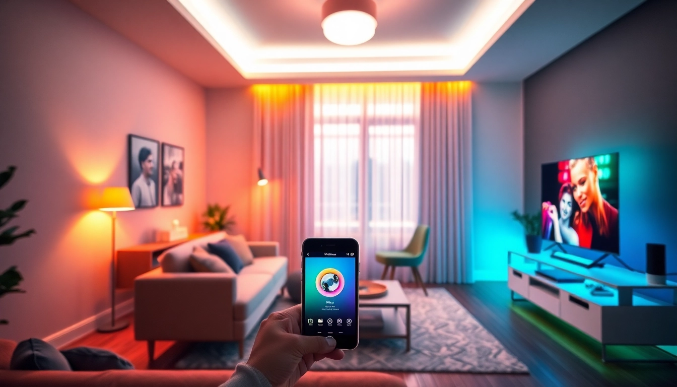 Philips Hue Tipps für intelligentere Beleuchtung im Zuhause, präsentiert in einem gemütlichen Wohnzimmer.