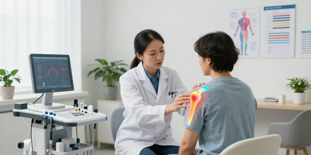 Orthopäde in München - Schulterspezialist München mit moderner Praxisausstattung und medizinischer Technologie.