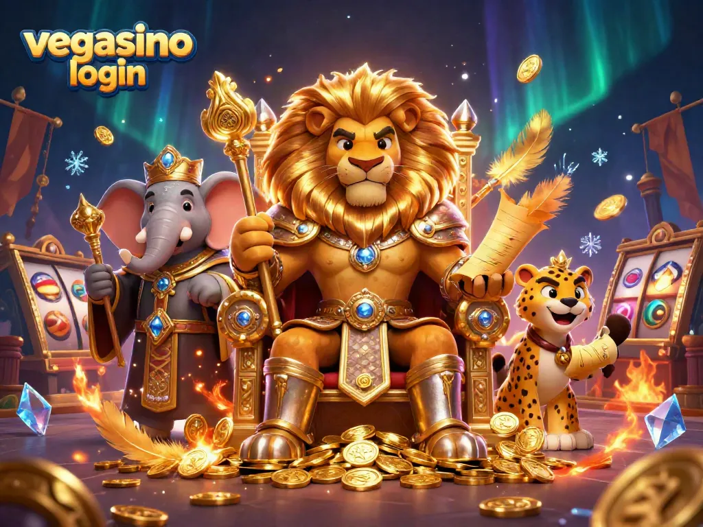 Experience exciting gameplay at Vegasino login with charming characters, vibrant casino themes, and dynamic visuals.
