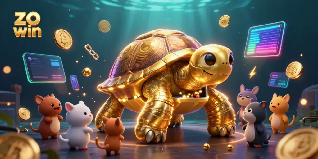 Engage with the vibrant action of the zo win online casino featuring animated characters and bright game elements