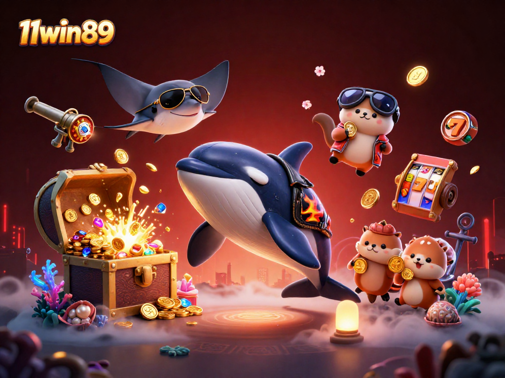 Engage with thrilling gameplay at 11win89 featuring vibrant sea creatures and exciting casino elements.