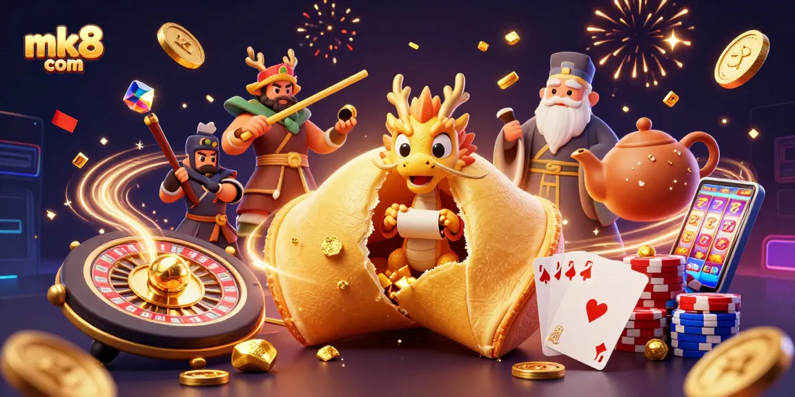 Engage in thrilling gameplay at mk8 com with golden fortunes and vibrant casino elements.