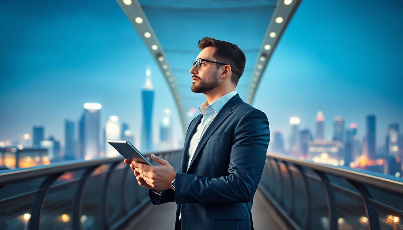 Headhunter im modernen Büro, der konzentriert auf eine Liste von Kandidaten schaut.