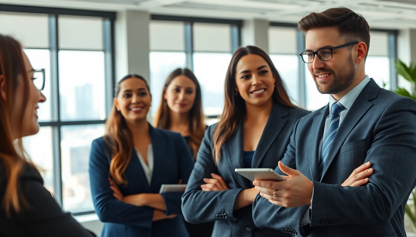 Headhunter IT in einem modernen Büro, das sich auf ein Gespräch zwischen Recruiter und Kandidat konzentriert.