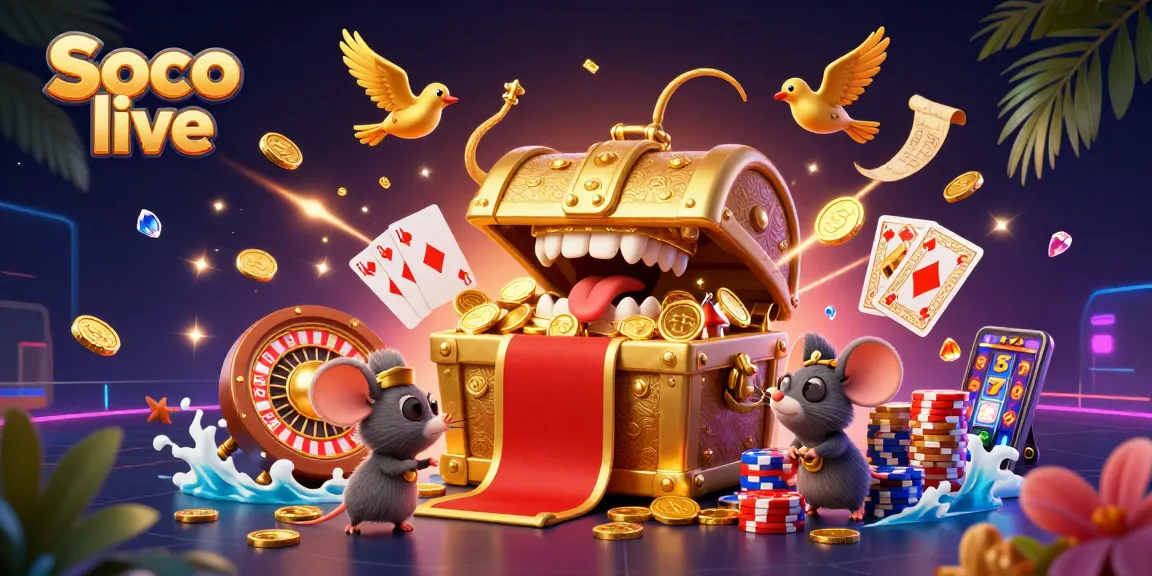 Engage in fun and immersive gameplay with Soco live, featuring gold coins and exciting gaming elements.